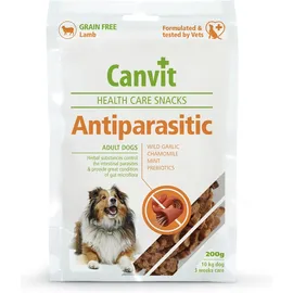 Σνάκ Σκύλου για Ρύθμιση της Χλωρίδας του Εντέρου Antiparasitic Canvit 200 g