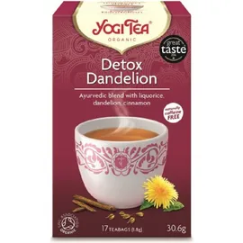 Βιολογικό Αγιουβερδικό Τσάι Detox Dandelion Yogi Tea 17 φακελάκια