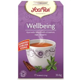 Βιολογικό Αγιουβερδικό Τσάι Wellbeing (Forever Young) Yogi Tea 17 φακελάκια