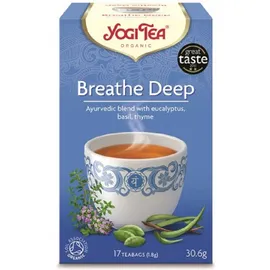 Βιολογικό Αγιουβερδικό Τσάι Breathe Deep Yogi Tea 17 φακελάκια