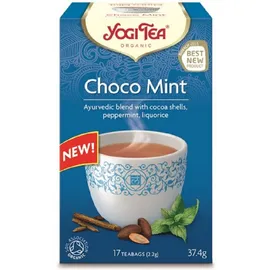 Βιολογικό Αγιουβερδικό Τσάι Choco Mint Yogi Tea 17 φακελάκια