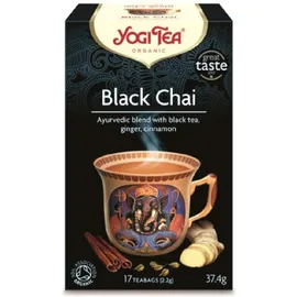 Βιολογικό Αγιουβερδικό Τσάι Black Chai Yogi Tea 17 φακελάκια