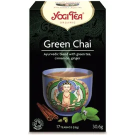 Βιολογικό Αγιουβερδικό Τσάι Green Chai Yogi Tea 17 φακελάκια