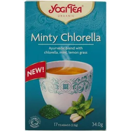 Βιολογικό Αγιουβερδικό Τσάι Minty Chlorella Yogi Tea 17 φακελάκια