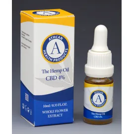 Athcan The Hemp Oil Σταγόνες CBD 4% 10 ml
