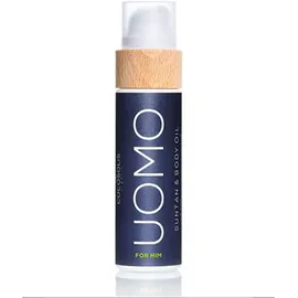 Cocosolis Organic UOMO Sun Tan & Body Oil For Men Black Coconut Λάδι Μαυρίσματος με Άρωμα Μαύρης Καρύδας 110ml