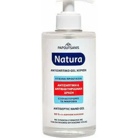 Papoutsanis Natura Αντισηπτικό Gel Χεριών 80% 400ml με Αντλία