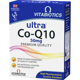 Vitabiotics Ultra Co-Q10 50mg Premium Quality Συνένζυμο Q10, 60tabs