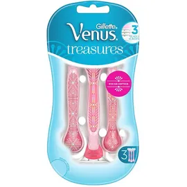 Gillette Venus Treasures 3τμχ Pink Design Edition