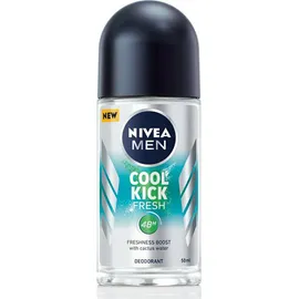 Nivea Men Cool Kick Fresh Deo Roll on Ανδρικό Αποσμητικό 48ωρης Προστασίας για Άμεση Αίσθηση Φρεσκάδας 50ml