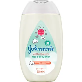 Johnson`s Baby Face and Body Lotion Cotton Touch Βρεφικό Ενυδατικό Γαλάκτωμα για Πρόσωπο και Σώμα 300ml
