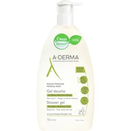 A-Derma Hydra Protective Shower Κρεμώδες Gel Καθαρισμού για Ευαίσθητες Επιδερμίδες 750ml -15% Επί Της Τιμής
