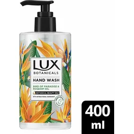 Lux Botanicals Hand Wash Bird Of Paradise & Rosehip Oil Με Αντλία 400ml