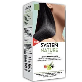 SantAngelica 1 Μαύρος Έβενος System Nature Hair Βαφή Με Νέα Σύνθεση