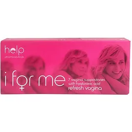 Help I For Me 7 Κολπικά Υπόθετα Υαλουρονικού Οξέος