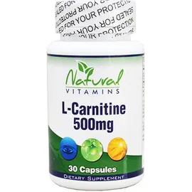 Natural Vitamins L-Carnitine 500mg 30 Caps Καρνιτίνη