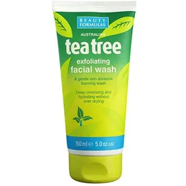 Beauty Formulas Tea Tree Exfoliating Facial Wash 150ml Αφρίζον Καθαριστικό Προσώπου