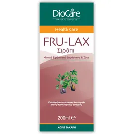 DioCare Fru-Lax Syrup 200ml Σιρόπι για την Δυσκοιλιότητα