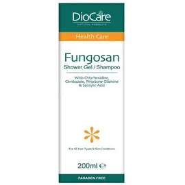 DioCare Fungosan Shower Gel Shampoo 200ml Σαμπουάν και Αφρόλουτρο για Δερματικούς Ερεθισμούς