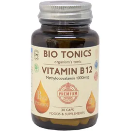 Bio Tonics Vitamin B12 1000mcg 30 Caps Βιταμίνη Β12
