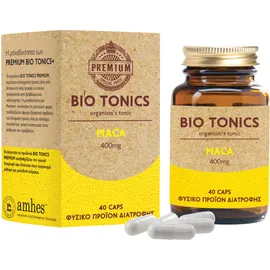 Bio Tonics Premium+ Maca 400mg 40 Caps Φυσικό Ενισχυτικό της Σεξουαλικής Ζωής