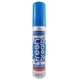 Beauty Formulas Fresh Breath Cool Mint 25ml Spray για Άμεση Εξουδετέρωση της Δυσάρεστης Αναπνοής