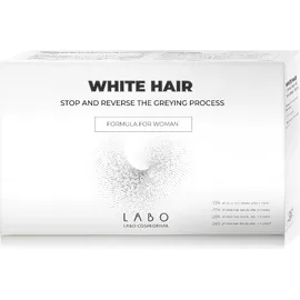 Labo White Hair Treatment Formula for Women 20 Vials x 3.5ml Φόρμουλα για Γυναίκες που Σταματά την Ανάπτυξη Λευκών &amp; Γκρίζων Τριχών και Επαναφέρει το Φυσικό Χρώμα