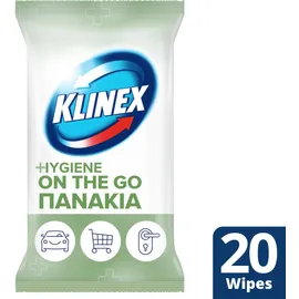 Klinex Υγρά Πανάκια Καθαρισμού Hygiene On The Go 20τμχ