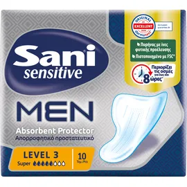 Sani Sensitive Men απορροφητικό προστατευτικό Level 3 (10τμχ)