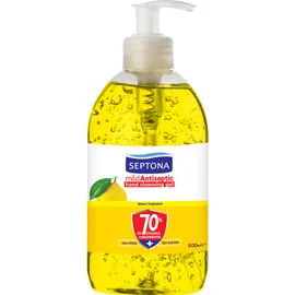 Septona Αντισηπτική λοσιόν για τα χέρια 500ml με άρωμα Λεμόνι 70% Αιθυλική Αλκοόλη