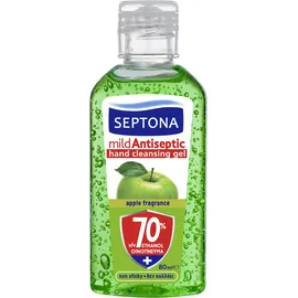 Septona Αντισηπτική λοσιόν για τα χέρια 80ml με άρωμα Μήλο 70% Αιθυλική Αλκοόλη