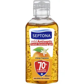 Septona Αντισηπτική λοσιόν για τα χέρια 80ml με άρωμα Πορτοκάλι 70% Αιθυλική Αλκοόλη