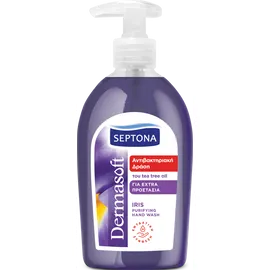 Septona Υγρό Κρεμοσάπουνο με Ίριδα 600ml με Αντιβακτηριακή Δράση