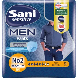 Sani Men Pants Ελαστικό Εσώρουχο Ακράτειας Νο2 Medium 12τμχ