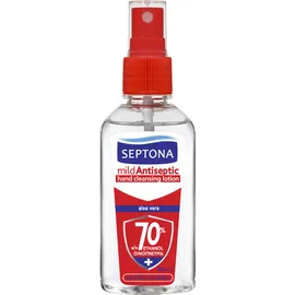 Septona Αντισηπτική λοσιόν για τα χέρια 80ml με 70% Αιθυλική Αλκοόλη