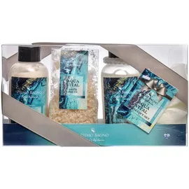 Aqua Vital Body Lotion 140ml, Body Wash 140ml, Bath Salts 200gr & Sponge
