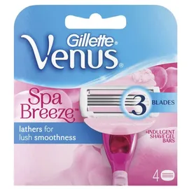 Gillette Venus Ανταλλακτικά Ξυραφάκια Spa Breeze (4 τεμ)