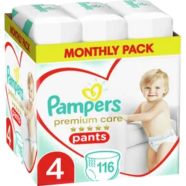 Πάνες Pampers Premium Care Pants Monthly Pack Νο4 (9-15kg) 116τεμ