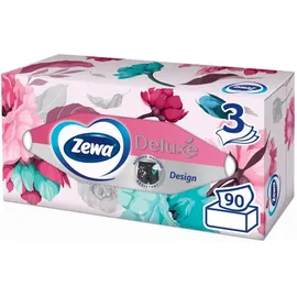 Επιτραπέζια χαρτομάντηλα Zewa Deluxe Design 3φυλλα 90τμχ