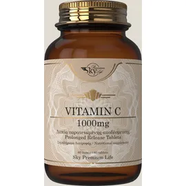 Sky Premium Life Vitamin C 1000mg Συμπλήρωμα Διατροφής για το Ανοσοποιητικό Σύστημα 60 Ταμπλέτες