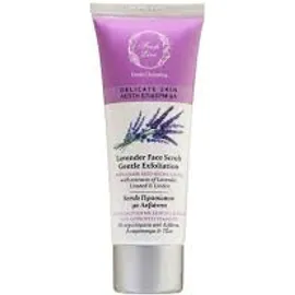 Scrub Προσώπου με Λεβάντα Lavender Face Scrub Gentle Exfoliation Fresh Line 75ml