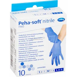 Hartmann Peha  Soft Nitrile Fino Εξεταστικά Γάντια Χωρίς Πούδρα [Size:L] 10 Τεμάχια