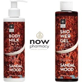 Bodyfarm Set Sandalwood Shower Gel 250ml + Body Milk 250ml