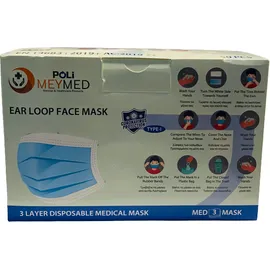 Μάσκες Προσώπου Ροζ Disposable 3ply Mask Type I με Λεπτό Λαστιχάκι Χειρουργικές 50 Τεμάχια [10 Τεμάχια ανά Σακουλάκι x 5 Σακουλάκια]