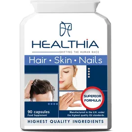 Healthia Hair Skin Nails 90κάψουλες για Μαλλιά, Δέρμα &amp; Νύχια
