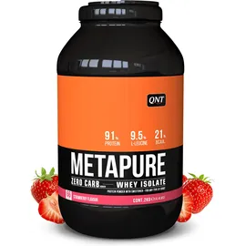 QNT Metapure Zero Carb Whey Isolate Protein Powder Strawberry 2 kg