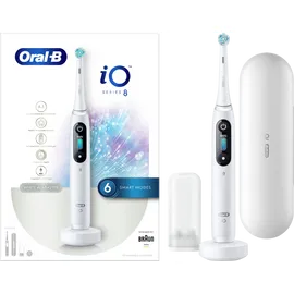 Oral-B iO Series 8 Ηλεκτρική Οδοντόβουρτσα Magnetic White Alabaster 1τμχ