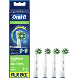 Oral-B Ανταλλακτικές Κεφαλές Cross Action Improved 4τμχ