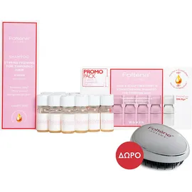Foltene Hair & Scalp Treatment Women(Value Pack 24 Vials + Δωρο Σαμπουάν 250ml + Βούρτσα Detangling)