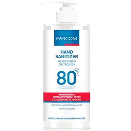 Farcom Antiseptic Hand Gel 80% 500 ml